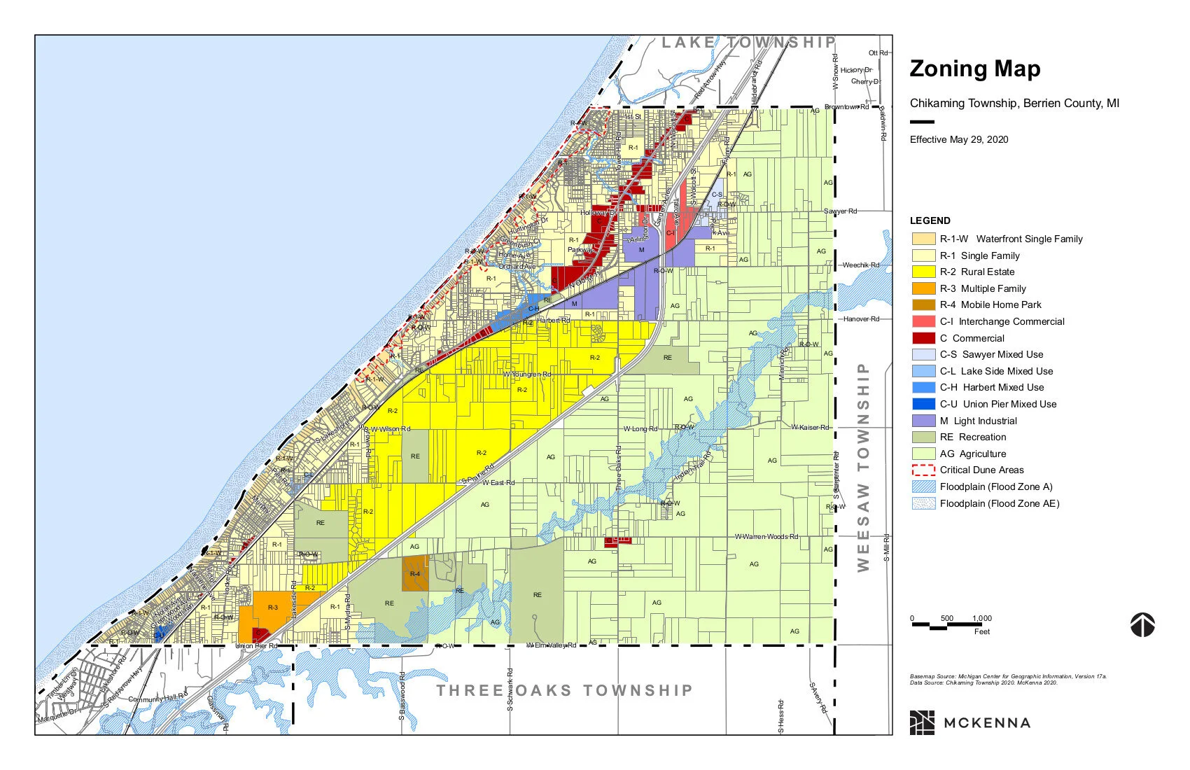 Zoning Maps — Chikaming Township